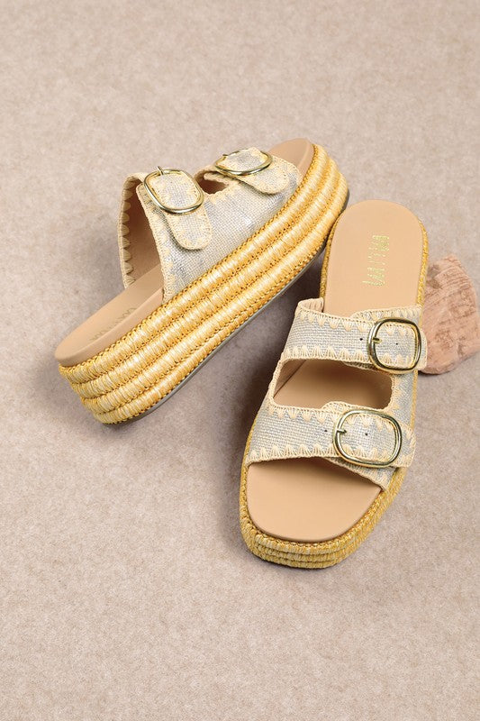 Plataform Mules Silver