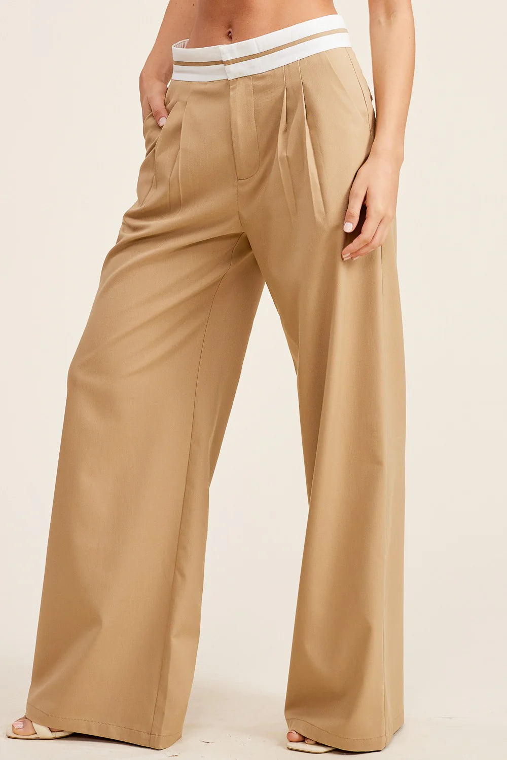 Pantalón Trouser Beige