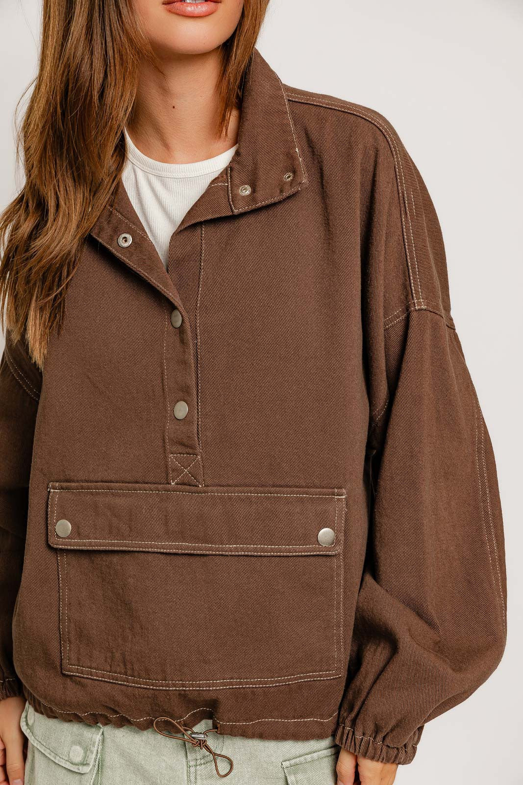 Pullover Oversized Brown