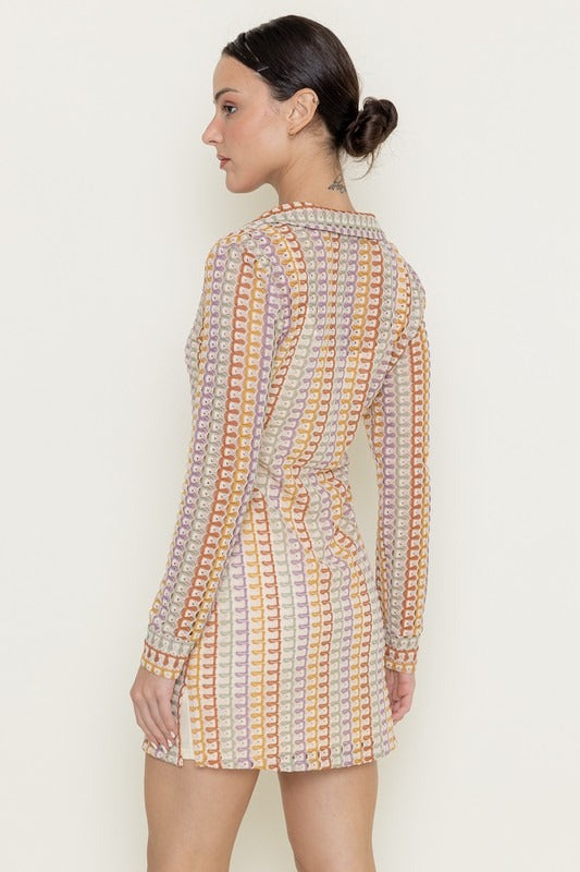 Vestido Crochet Rainbow