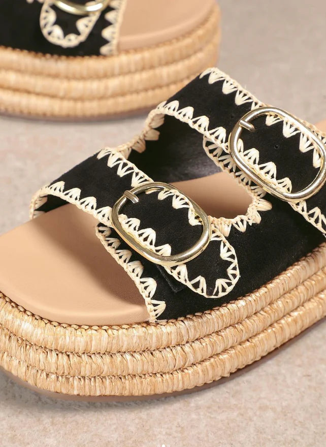Plataform Mules Black