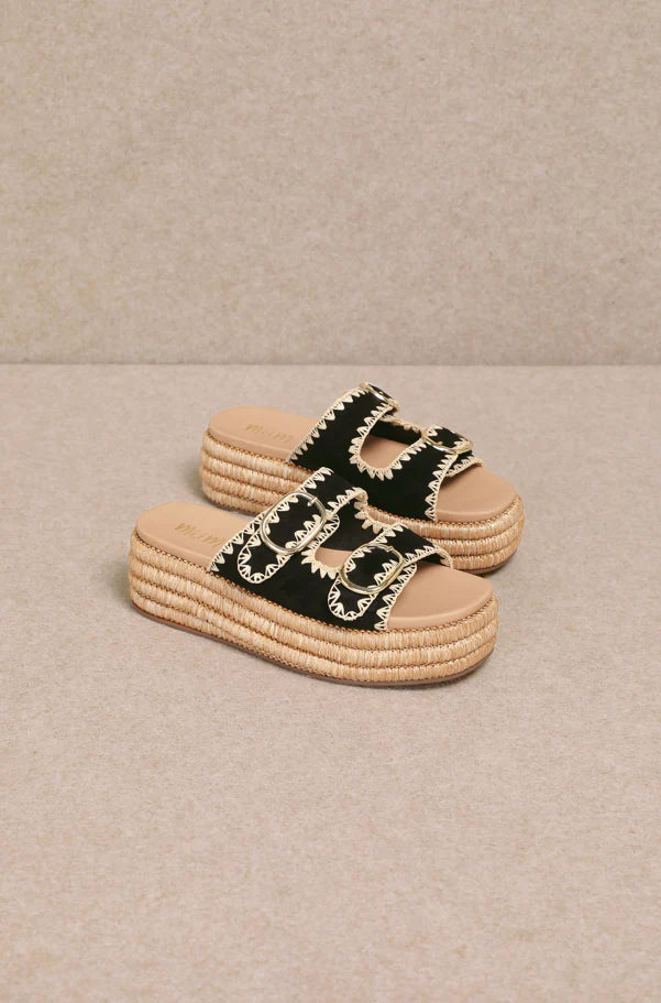 Plataform Mules Black