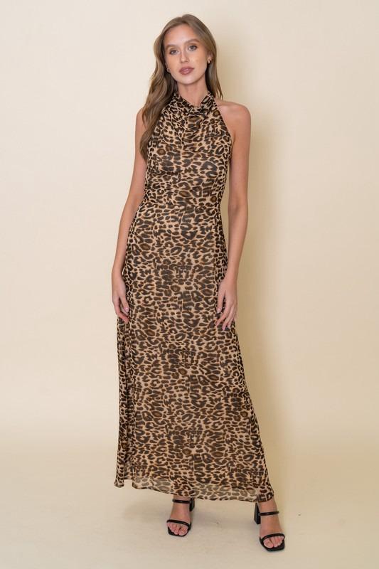 Vestido Leopard Print