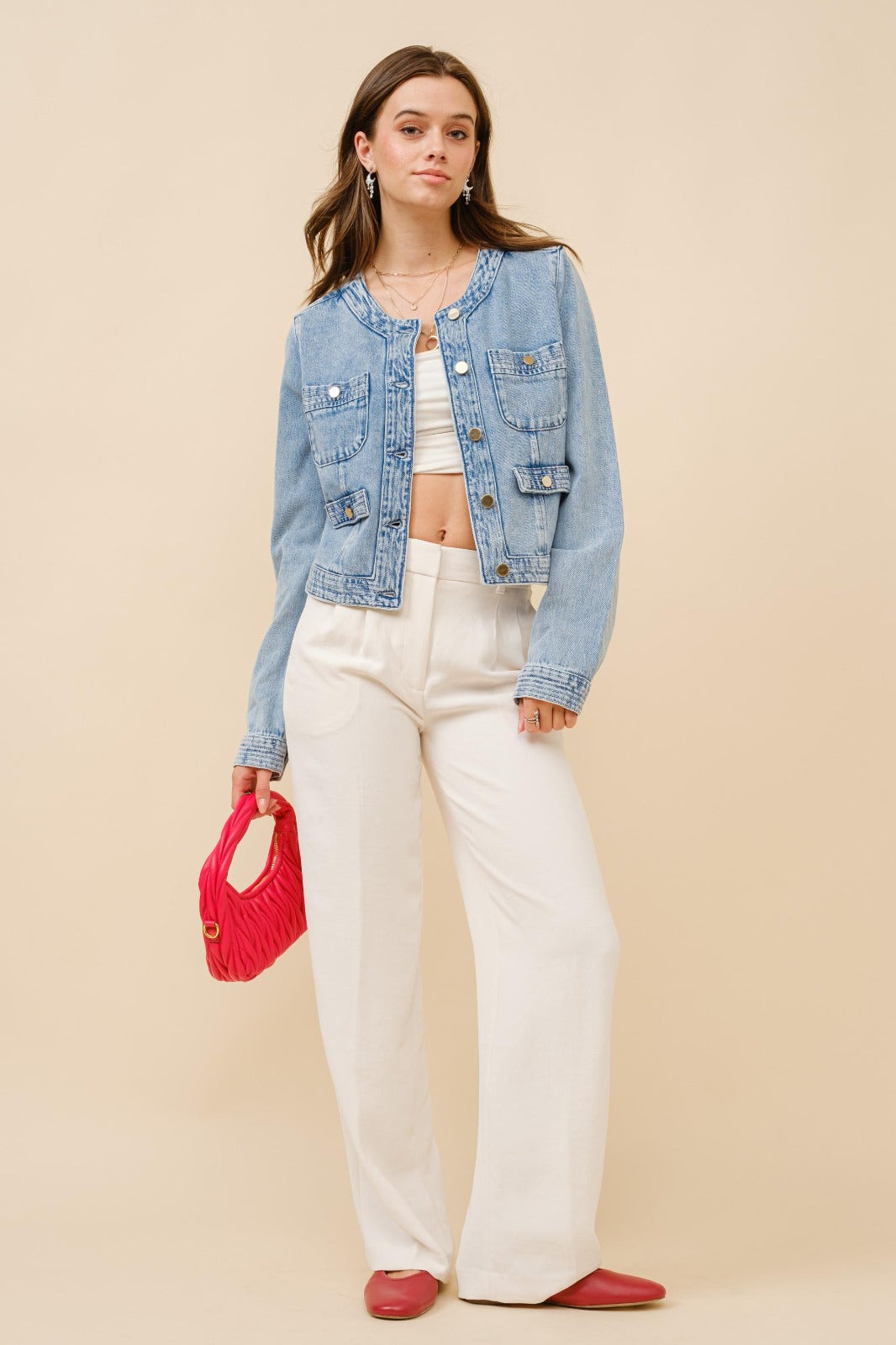Denim Lady Jacket Light Wash