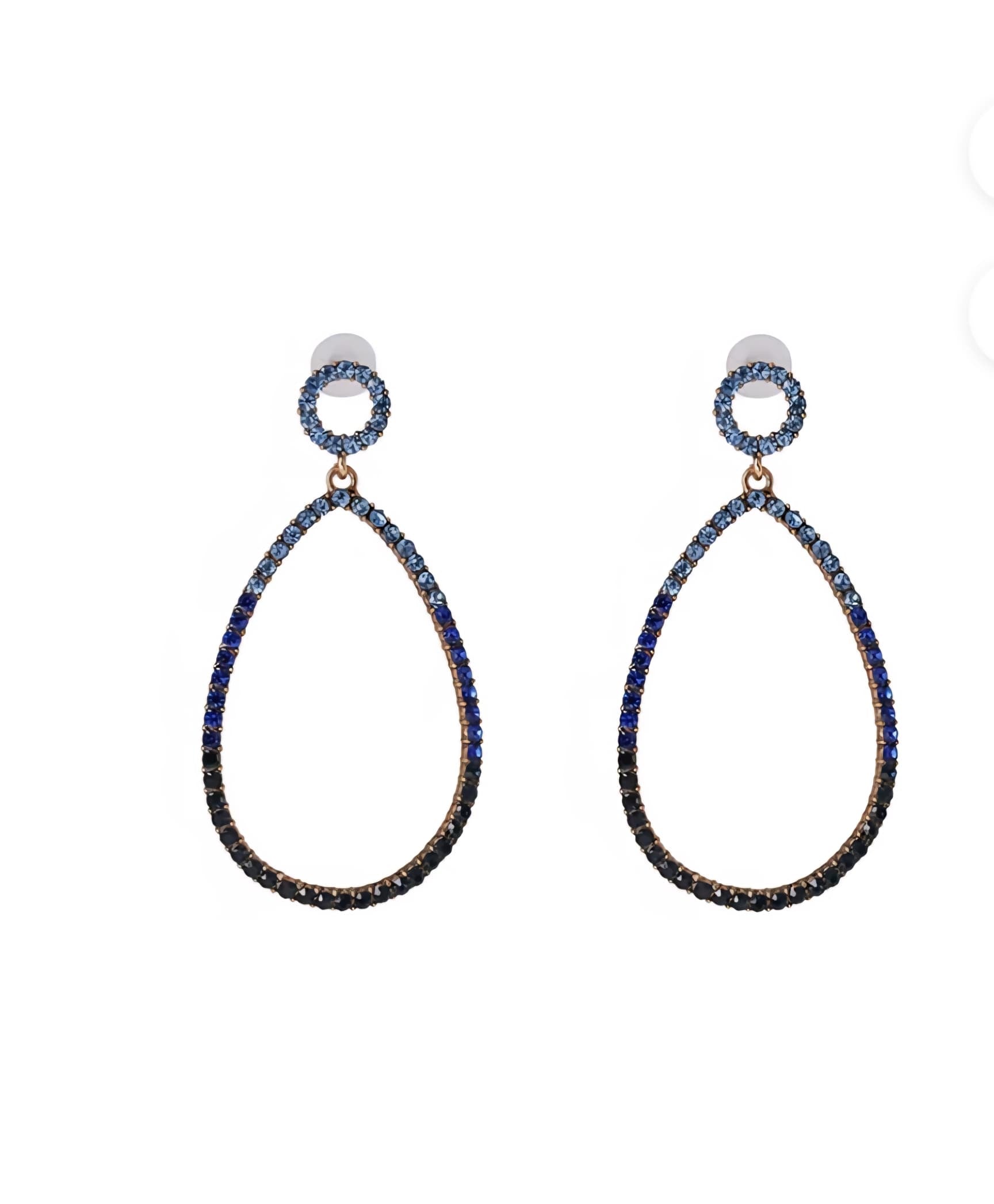 50 Shades of Blue Earrings Blue