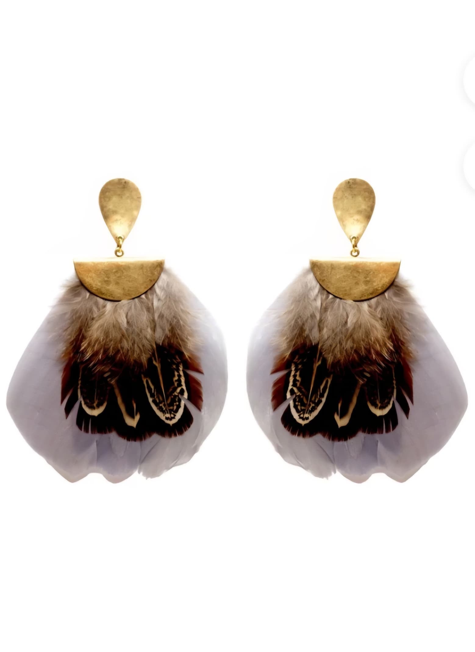 Viento Earrings Grey