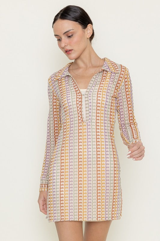 Vestido Crochet Rainbow